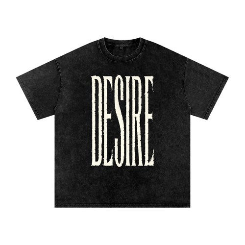 "Desire" Oversized Cotton T-Shirt